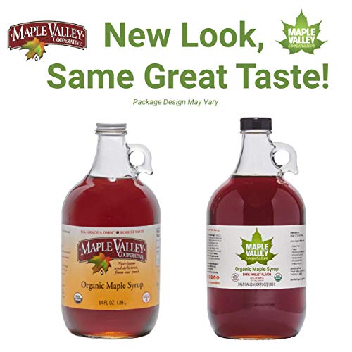 Maple Valley 64 Oz. Organic Maple Syrup Grade A Dark &Amp; Robust In