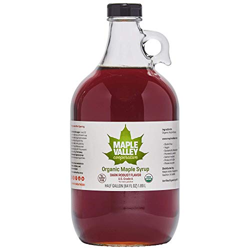 Maple Valley 64 Oz. Organic Maple Syrup Grade A Dark &Amp; Robust In
