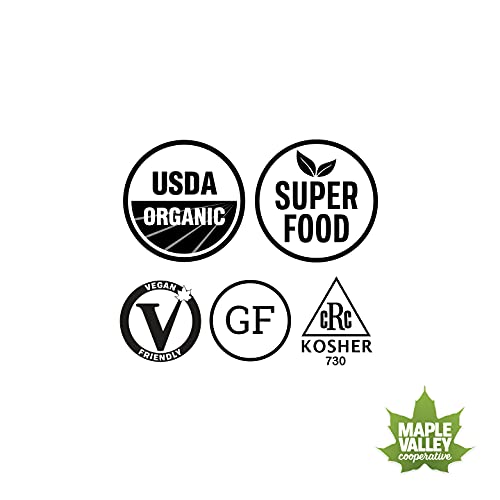 Maple Valley 16 Oz Grade A Dark &Amp; Robust Organic Maple Syrup - 6