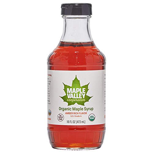 Maple Valley 16 Oz. Organic Maple Syrup - Grade A Amber Rich In