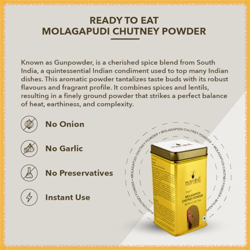 Marabe Traditional Foods - Molagapudi Chutney Powder 175gms | Mo...