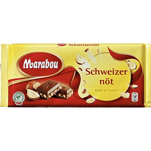 Marabou Schweitzernot - Milk Chocolate With Hazelnuts - 200G
