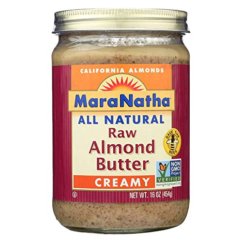 Maranatha Raw Almond Butter No Salt 6X16 Oz