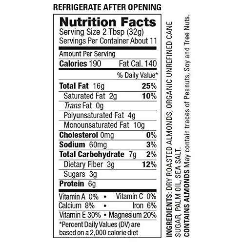 Maranatha All Natural No-Stir Crunchy Almond Butter 2 Pack Pa