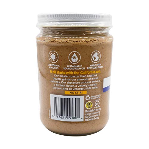 Maranatha Almond Butter No Stir No Salt, 12 Oz