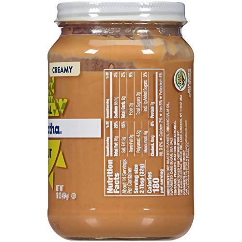 Maranatha Organic Peanut Butter, Creamy, 16 Ounce