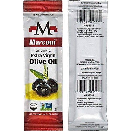 Marconi Organic Extra Virgin Olive Oil - Packet Case Pack 100