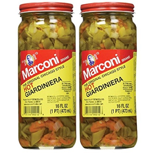Marconi - The Original Chicago Style Hot Giardiniera - 16 Oz 2