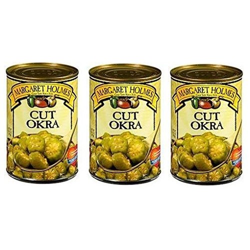 Margaret Holmes Cut Okra Pack Of 3 14.5 Oz Cans