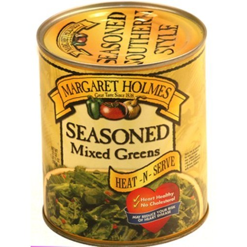 Margaret Holmes, Seasoned Mixed Greens, 27 Oz Pack Of 4