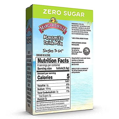 Margaritaville Singles To Go Drink Mix Ultimate Summer Variety P