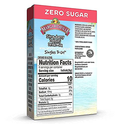 Margaritaville Singles To Go Drink Mix Ultimate Summer Variety P