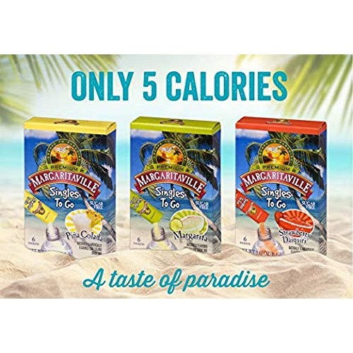 Margaritaville Singles To Go Water Drink Mix - Margarita Flavore