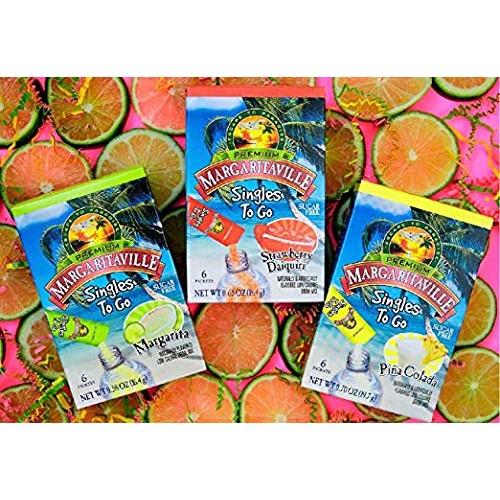 Margaritaville Singles To Go Water Drink Mix - Margarita Flavore