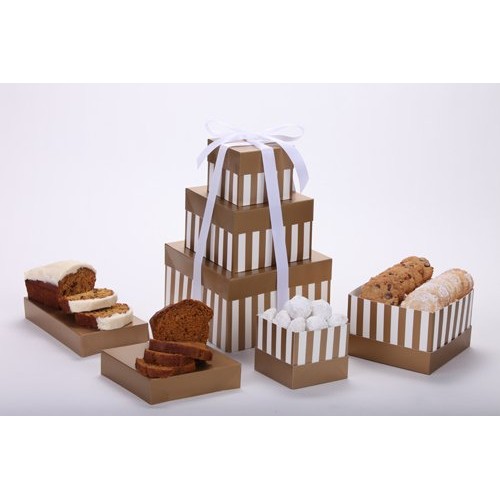 Delicious Tower Of Gourmet Vegan Breads And Cookies