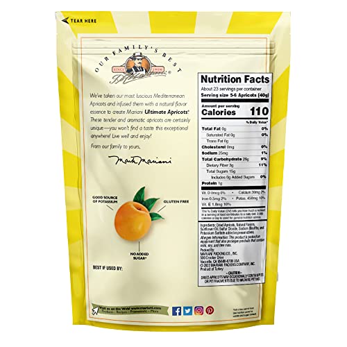 Mariani | Ultimate Dried Apricots | Healthy Snacks for Kids & Ad...