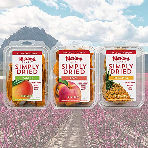 Mariani - Dried Mango - 5Oz Pack Of 6 Gluten Free, Vegan, Recl