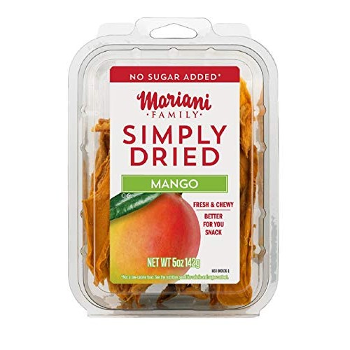 Mariani - Dried Mango - 5Oz Pack Of 6 Gluten Free, Vegan, Recl