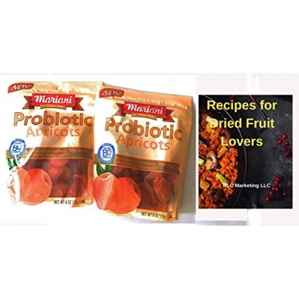 Mariani Probiotic Apricots - 2 6 Oz Resealable Packages Of Dried