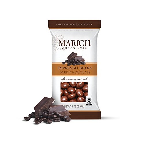 Marich Chocolate Espresso Beans, 1.76-Ounces Pack Of 6