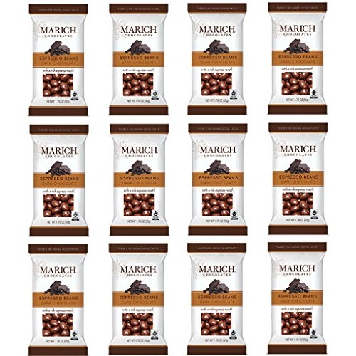 Marich Chocolate Espresso Beans, 1.76-Ounces Pack Of 6