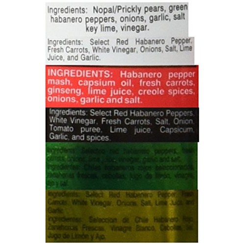 Marie Sharps Hot Sauce 6 Pack Variety Set