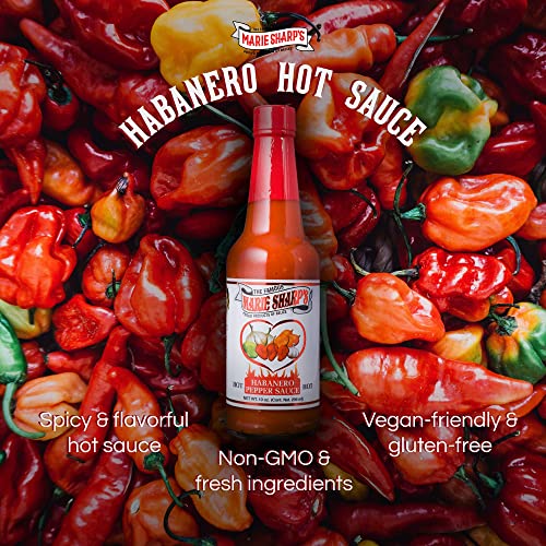 Marie Sharp’S Habanero Hot Sauce - 10-Fluid Ounce Hot Sauce For