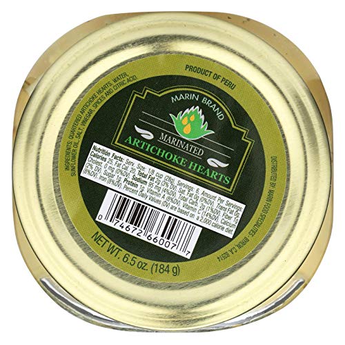 Marin Food Marinated Artichoke Heart, 6 Ounce - 12 Per Case.