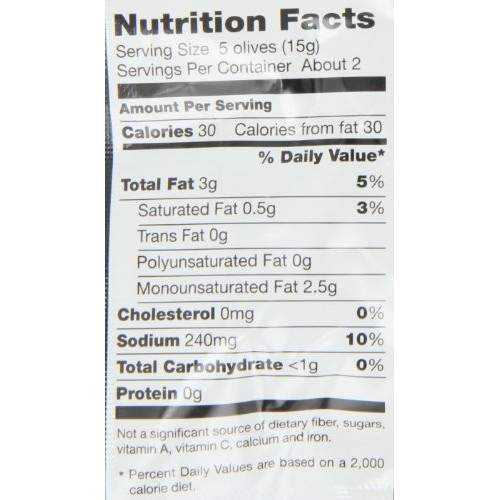 Mario Camacho Foods Pitted Snack Olives, Seasoned Green Garlic O