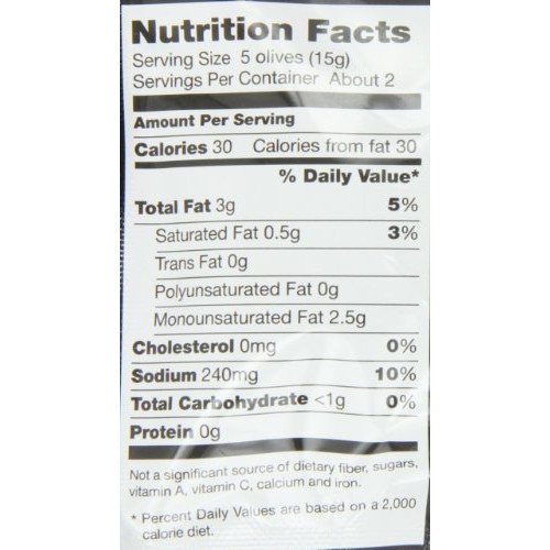 Mario Camacho Foods Pitted Snack Olives, With A Hint Of Savory P