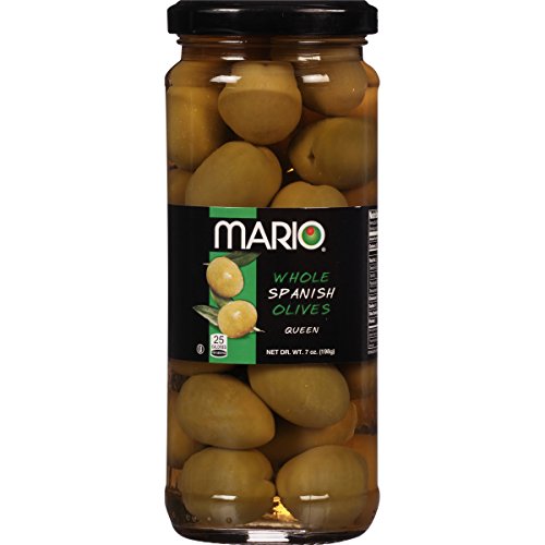 Mario Camacho Foods Whole Spanish Queen Olives, 7 Ounce, Packagi