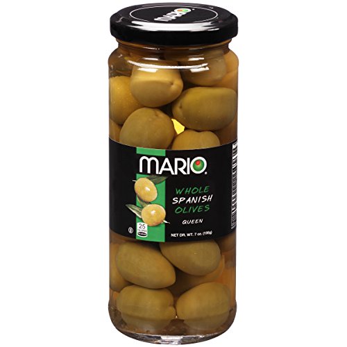 Mario Camacho Foods Whole Spanish Queen Olives, 7 Ounce, Packagi