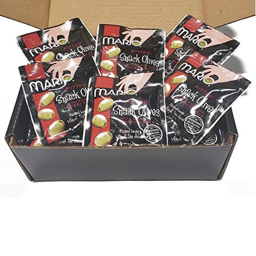 Mario Camacho Hint Of Savory Pepper Brineless Pouch Olives 25 Pa