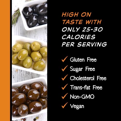 Mario Camacho Foods Pitted Snack Olives, Variety Pack,1.05 Ounce...