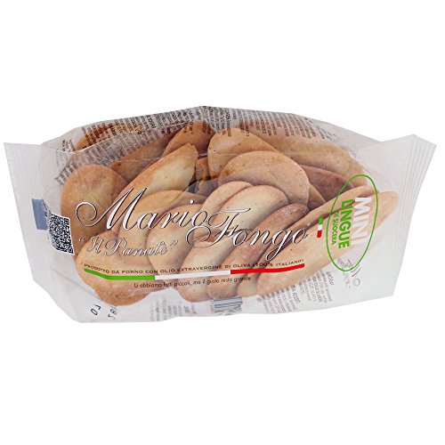 Italian Mario Fongo Mini Mother-In-Law Tongue Flatbread Crackers