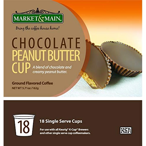 Market &Amp; Main One Cup Chocolate Peanut Butter Cup, 18 Count