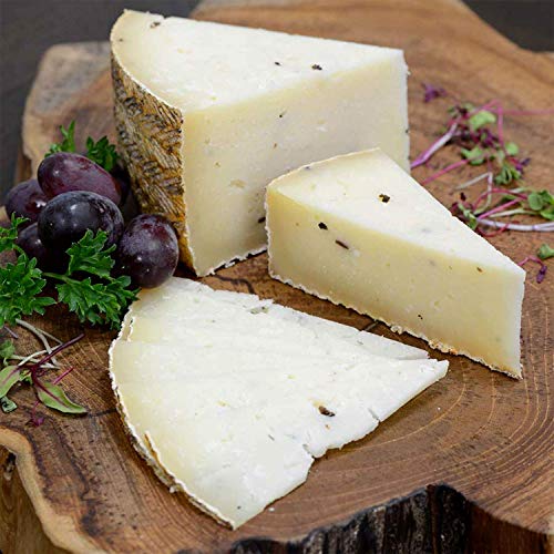 Spanish Sheep Milk Cheese With White Truffles – 1 Pound – Aged 6