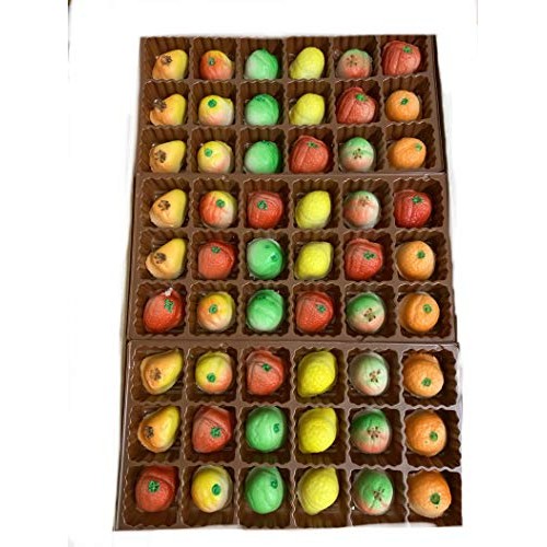Marzipan By Marlow 54 Piece Pack [Food] Assorted Fruits
