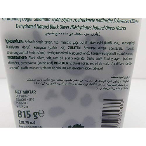Dried Sele Large Black Olives -1.76Oz Marmarabirlik Iri Kuru Se