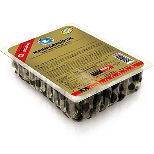 Marmara Birlik Gemlik Type Black Olives Mega - 800 G