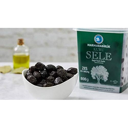 Marmarabirlik Dried Natural Black Olives 400G, Pack Of 1