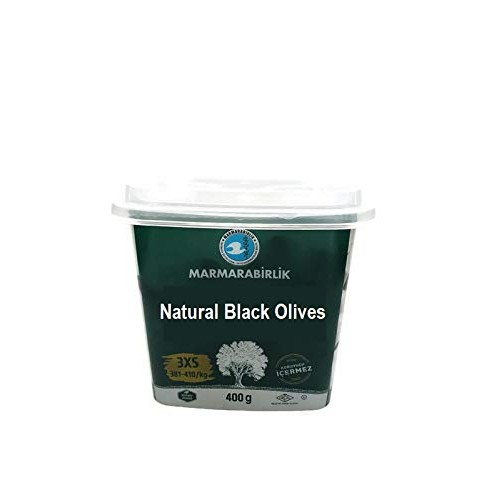 Marmarabirlik Dried Natural Black Olives 400G, Pack Of 1
