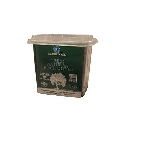 Marmarabirlik Dried Natural Black Olives 400G, Pack Of 1