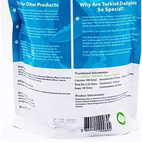 Marmara Hand Made Mix Fruits And Nuts Turkish Delights Gluten Fr