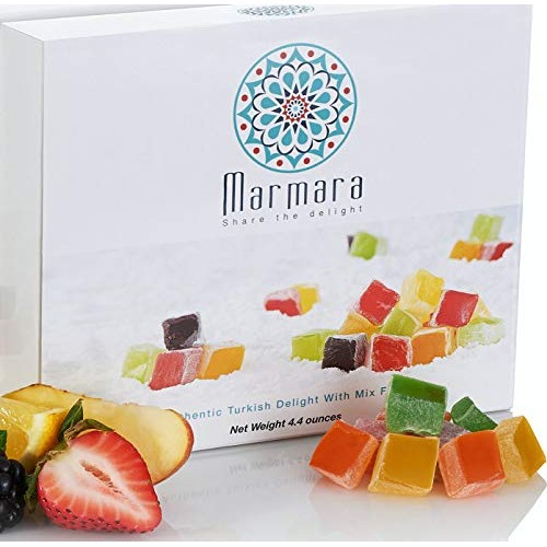 Marmara Authentic Mini Turkish Delight With Mix Fruits / Sweet C