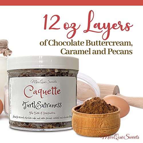 Gourmet Cake in a Jar - Chocolate Cupcake Layered with Pecans an...