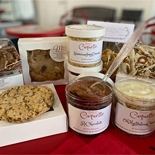 Gourmet Cake in a Jar - Chocolate Cupcake Layered with Pecans an...