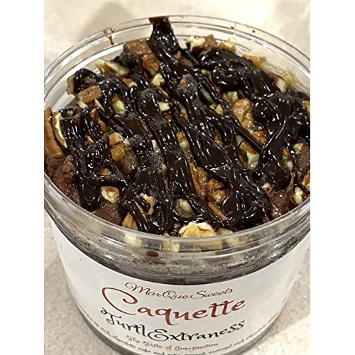 Gourmet Cake in a Jar - Chocolate Cupcake Layered with Pecans an...