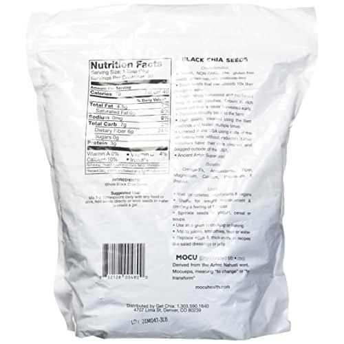 Marquis-Nutra Foods/Get Chia Brand Chia Seed, 3-Pound Bag