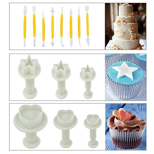 Marrywindix 68Pcs 21 Sets Cake Decration Tool Set By Catalina Fo